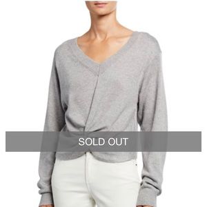 ASTR twist-front v-neck sweater